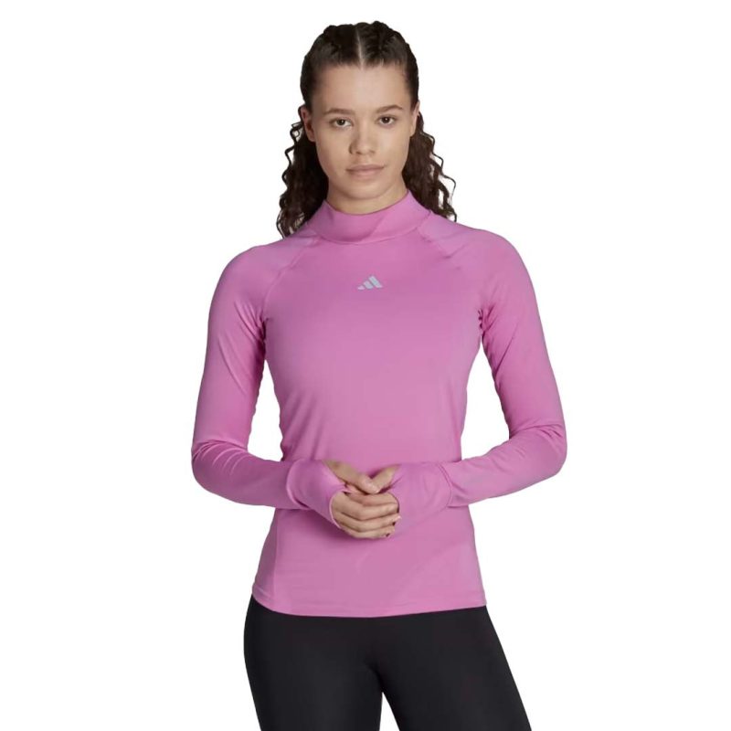 adidas Women s Techfit Aeroready Long Sleeve T Shirt HI3370 02