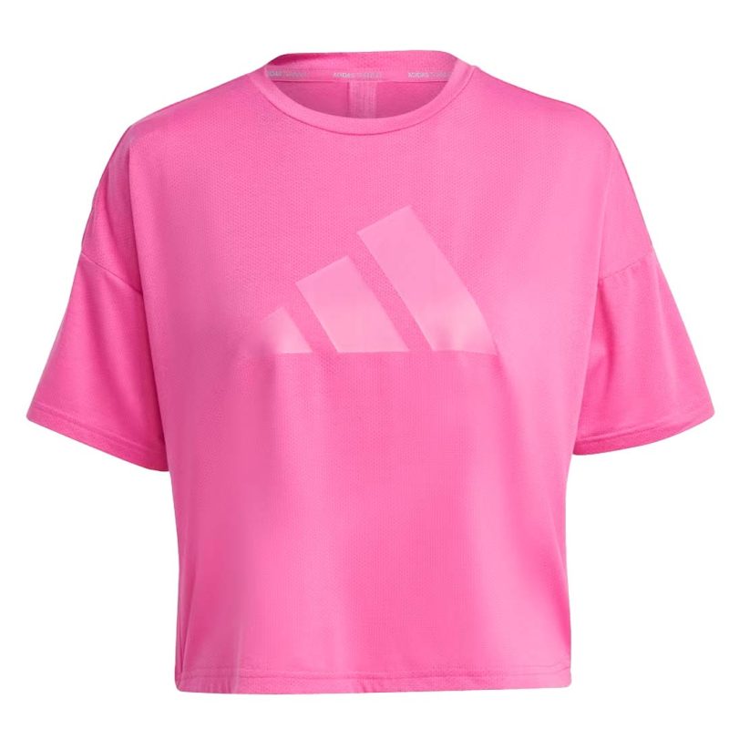 adidas Women s Train Icon 3 Bar Logo T Shirt HS2345 01