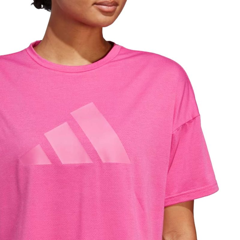 adidas Women s Train Icon 3 Bar Logo T Shirt HS2345 05