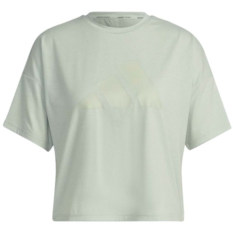 adidas Women s Train Icons 3 Bar Logo T Shirt HK6963 01