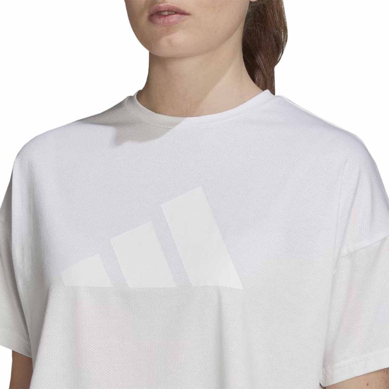 adidas Women s Train Icons 3 Bar Logo T Shirt HK6965 05