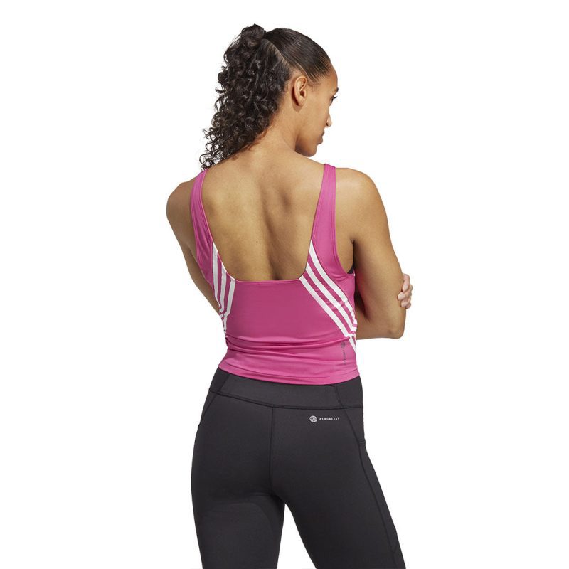 adidas Women s Train Icons 3 Stripes Tank Top HS2385 03