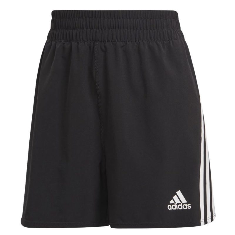 adidas Women s Train Icons 3 Stripes Woven Shorts HG1895 01