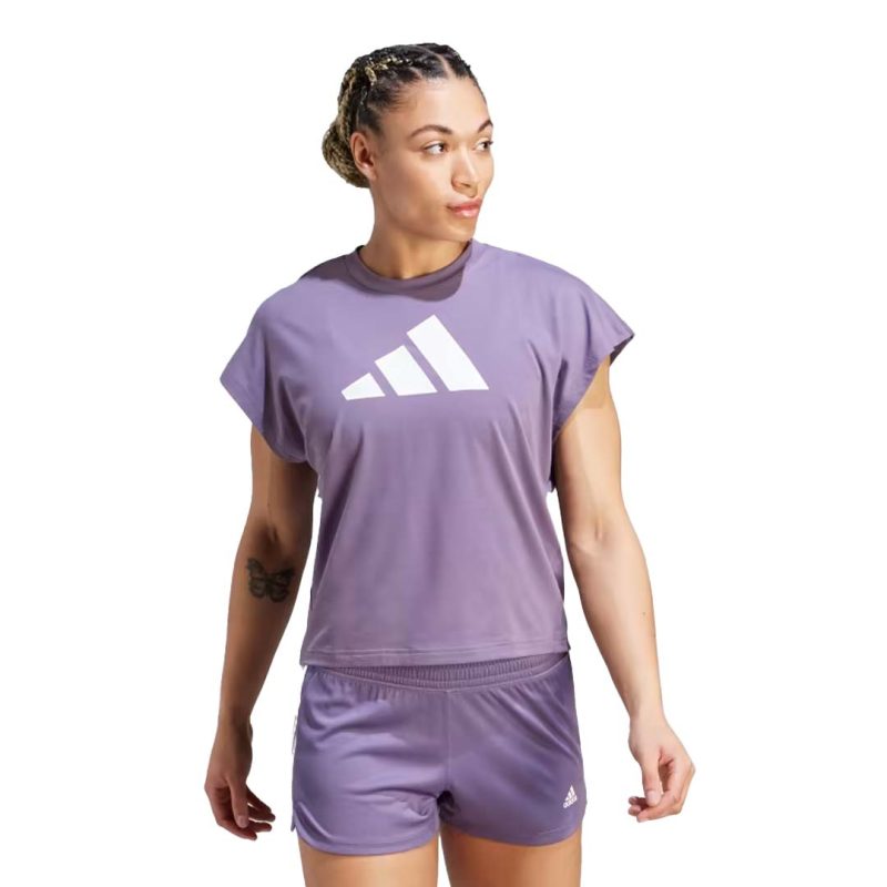 adidas Women s Train Icons Training Logo T Shirt IM4747 02