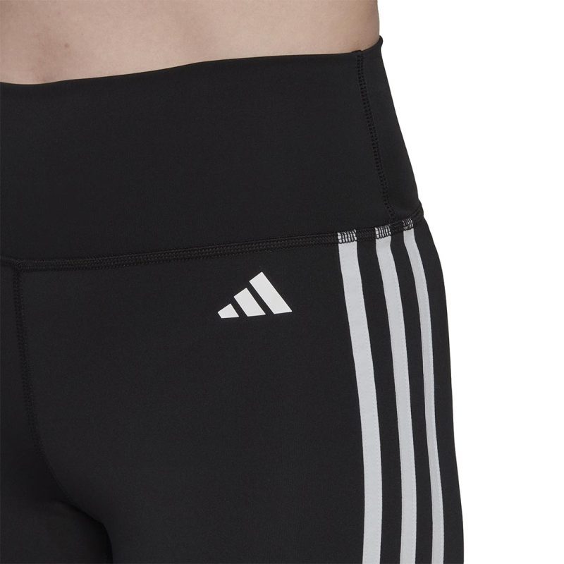 adidas Women s Training Essentials 3 Stripes High Waisted Short Tights HK9964 05