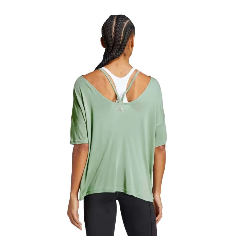 adidas Women s Yoga Studio Oversized T Shirt HR5078 03