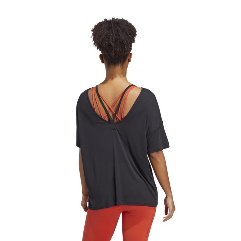 adidas Women s Yoga Studio T Shirt HS8117 04