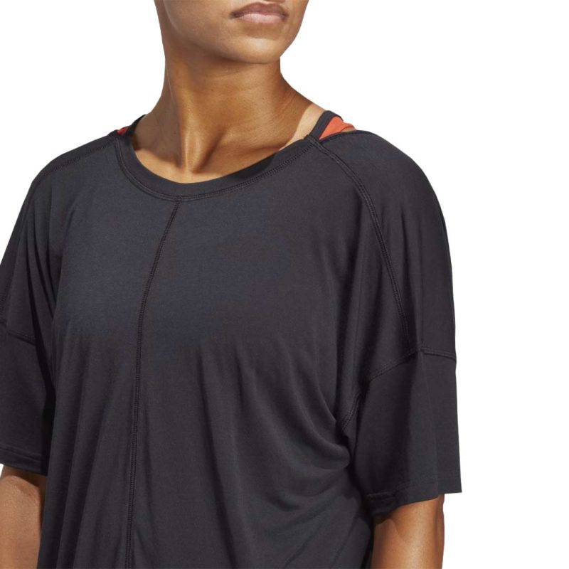 adidas Women s Yoga Studio T Shirt HS8117 06