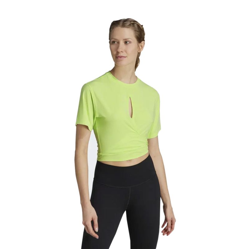 adidas Women s Yoga Studio T Shirt IL3963 02