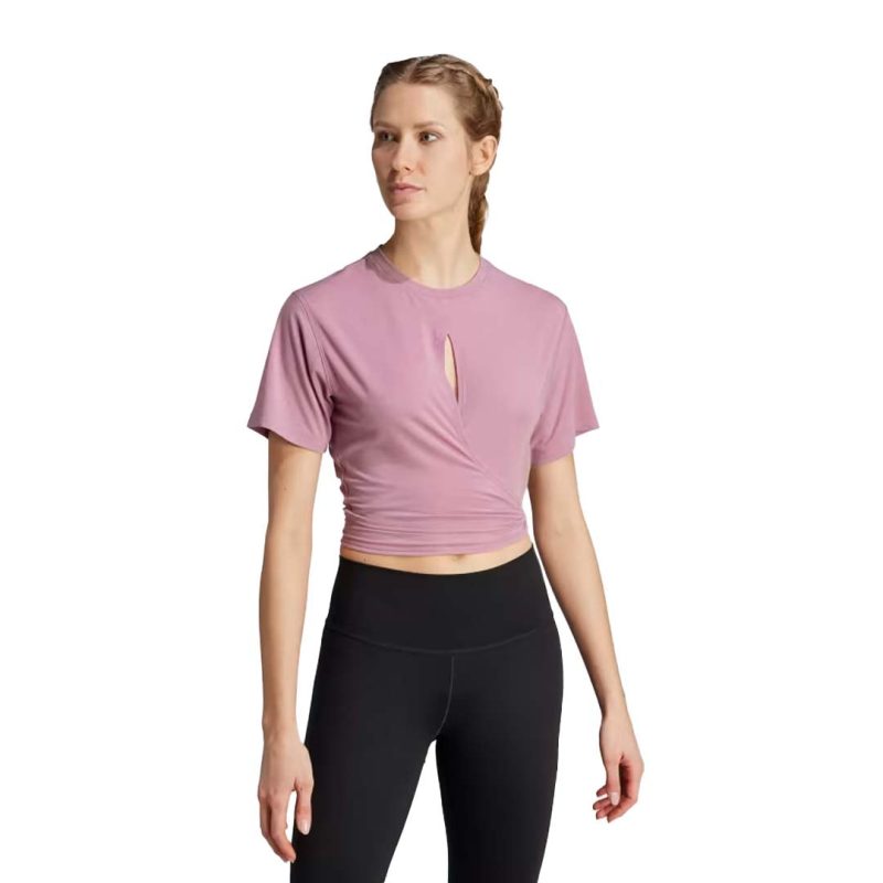 adidas Women s Yoga Studio T Shirt IL3964 02