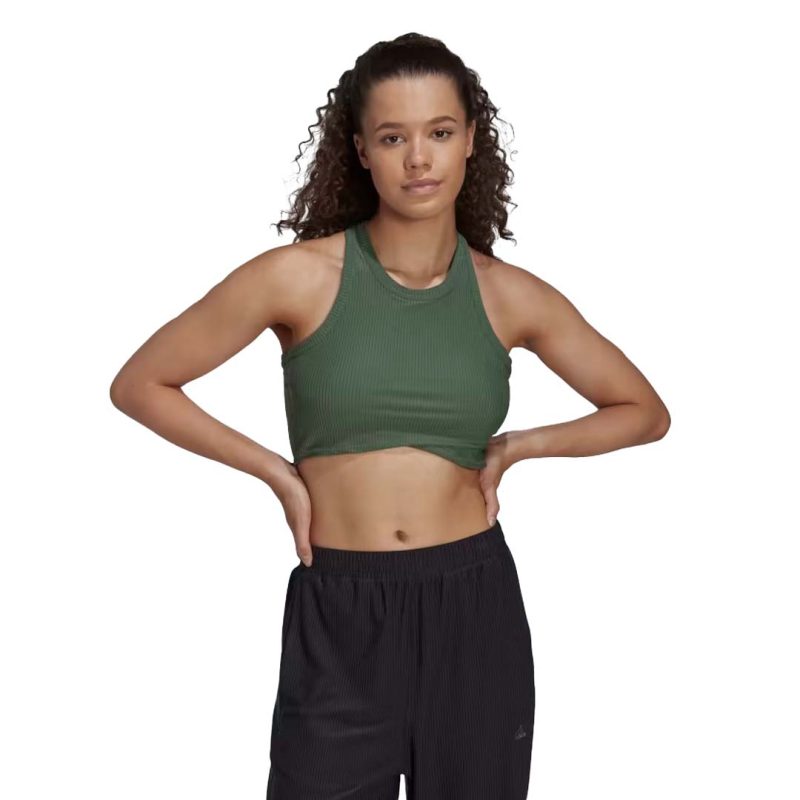 adidas Women s Yoga Studio Wrapped Rib Tank Top HP1969 02