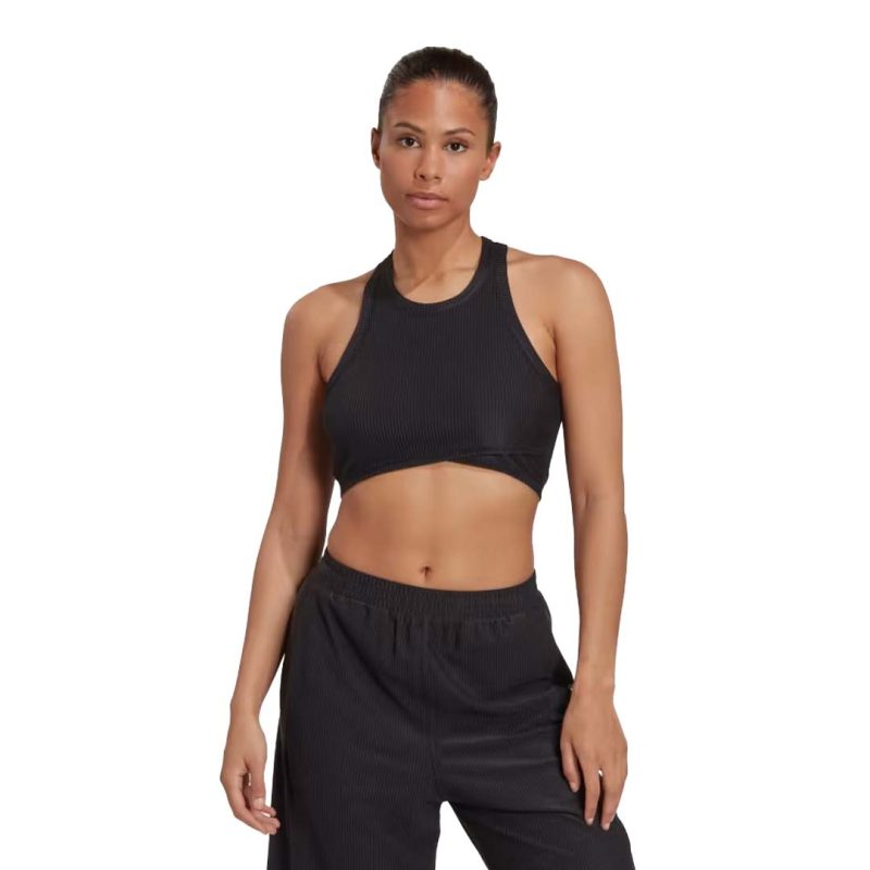 adidas Women s Yoga Studio Wrapped Rib Top HP1965 02