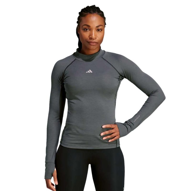 adidas Women sTechfitAeroreadyLongSleeveT Shirt HD3917 2