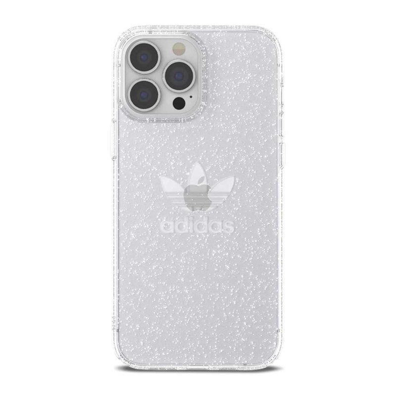 adidas iPhone 13 Pro Max Protective Clear Glitter Phone Case GA7469 01