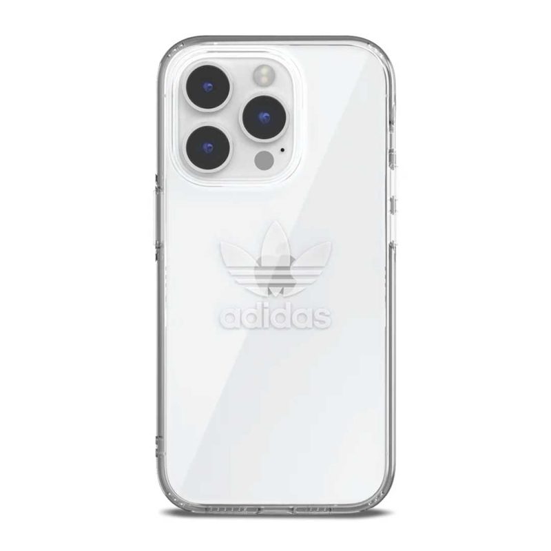 adidas iPhone 14 Pro Protective Clear Phone Case GC2969 01