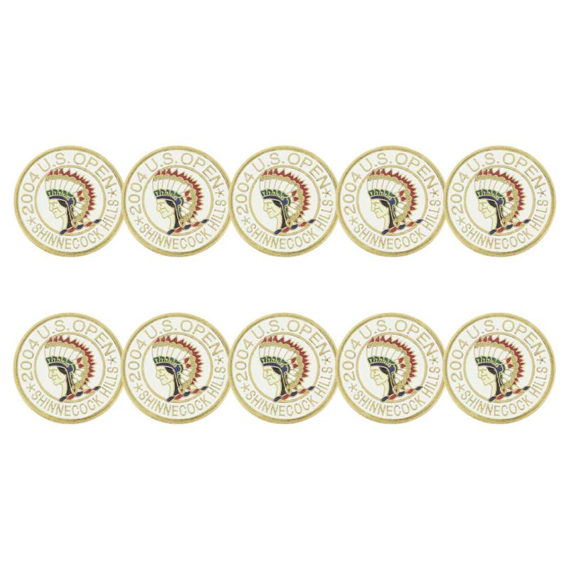 ahead 2004 U.S. Open Shinnecock Hills Ball Markers BM BALLSH WHT