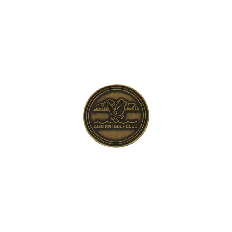 ahead Alberni Golf Club Ball Markers BM4 ALBERN BRSS 01