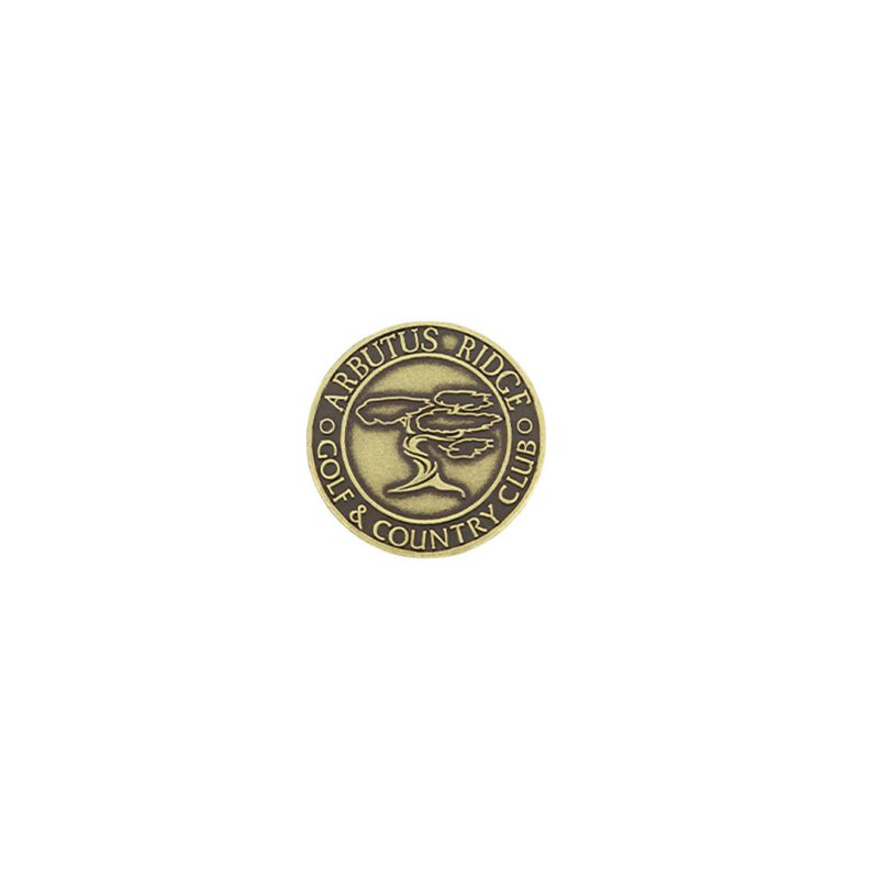 ahead Arbutus Ridge Golf Country Club Ball Markers BM4 ARBUTI BRASS 01