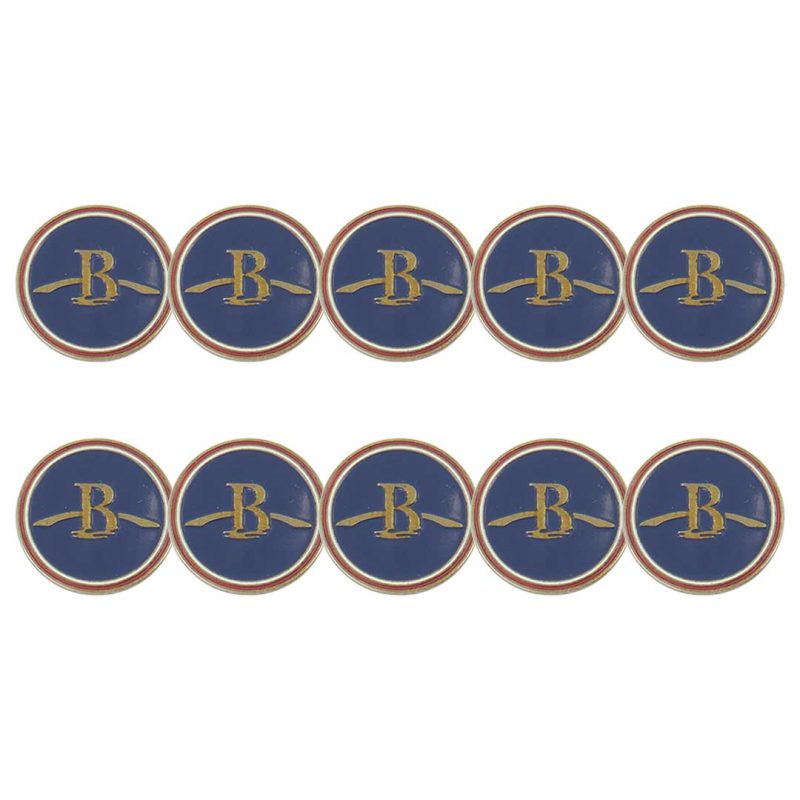 ahead B Ball Markers BM4R BRIDGES NVY