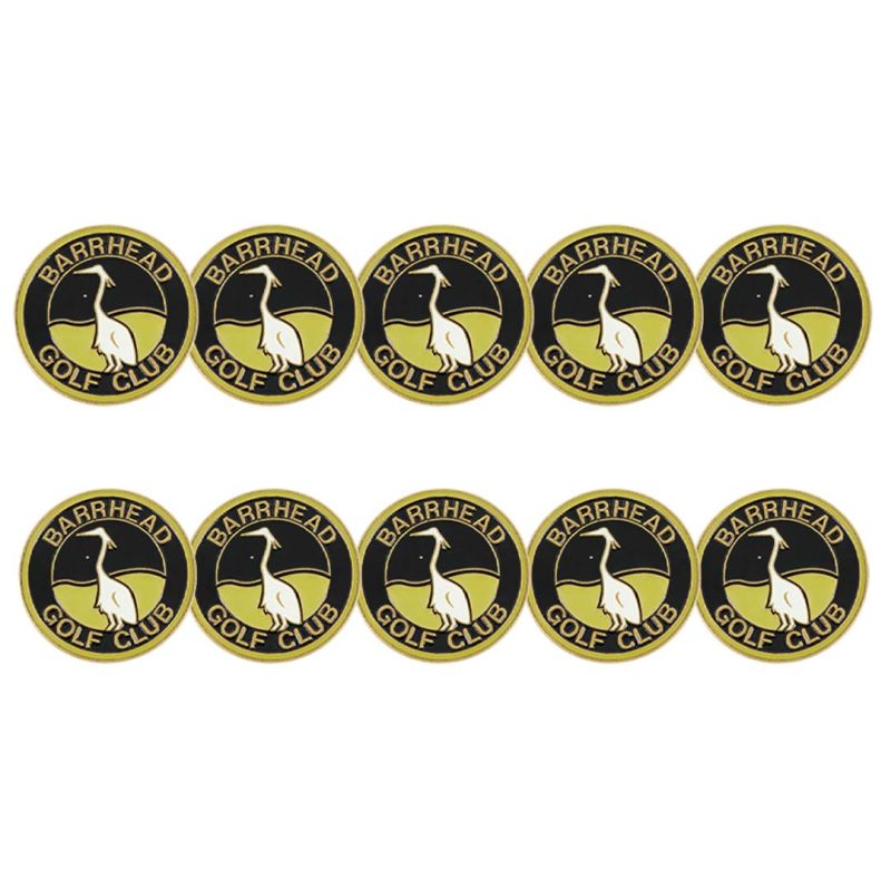 ahead Barrhead Golf Club Ball Markers BM4 BARR BLK 3