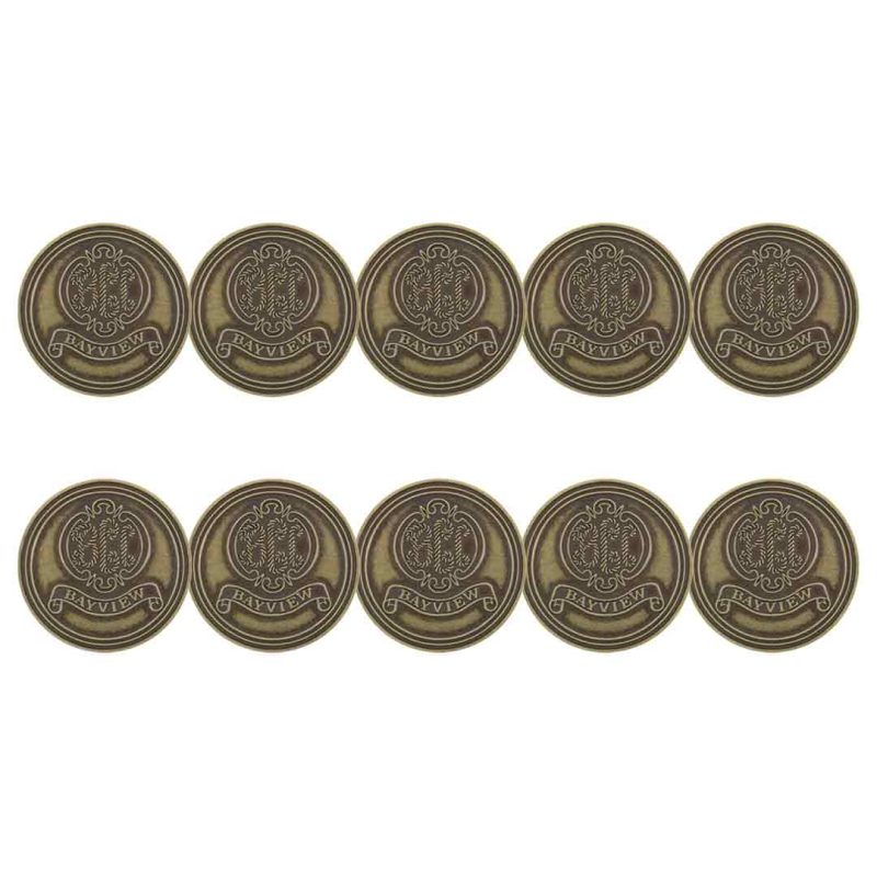 ahead Bayview Ball Markers BM4 BAYVIEW BRASS 1