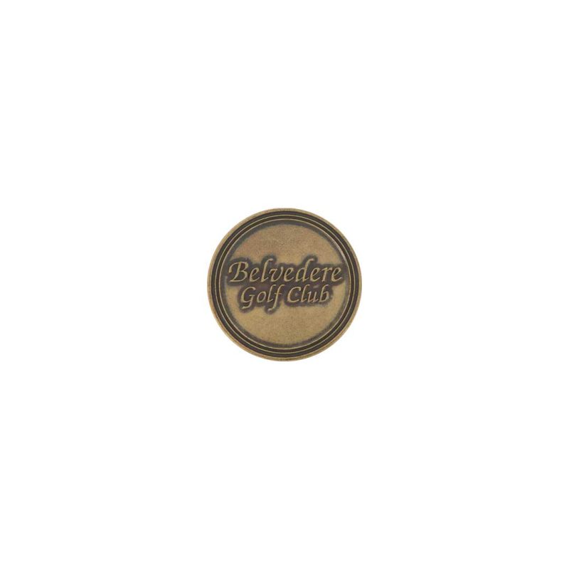 ahead Belvedere Golf Club Ball Markers BM4R BELVED BRSS 2