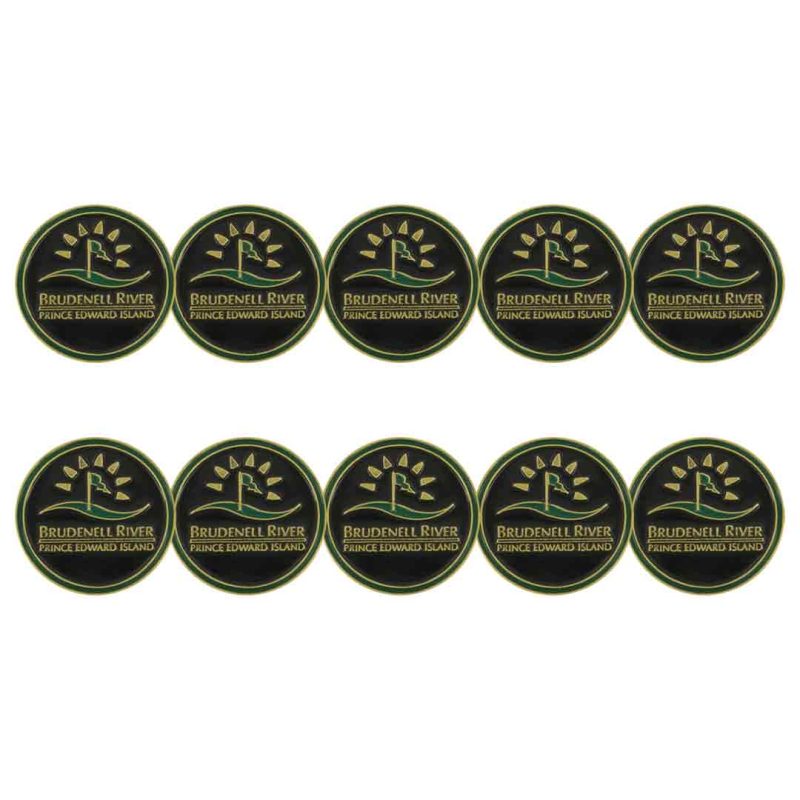 ahead Brudenell River Golf Ball Markers BM BRUD BLK 1