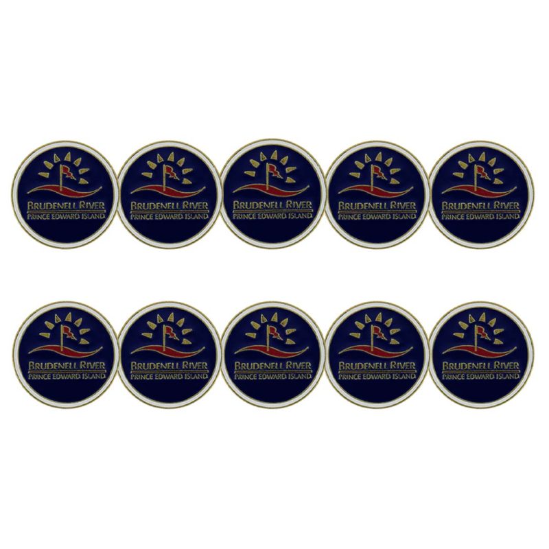 ahead Brudenell River Golf Ball Markers BM BRUD BLU 3