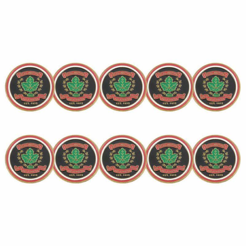 ahead Burlington Golf Country Club Ball Markers BM2 BURLIN BLK 3