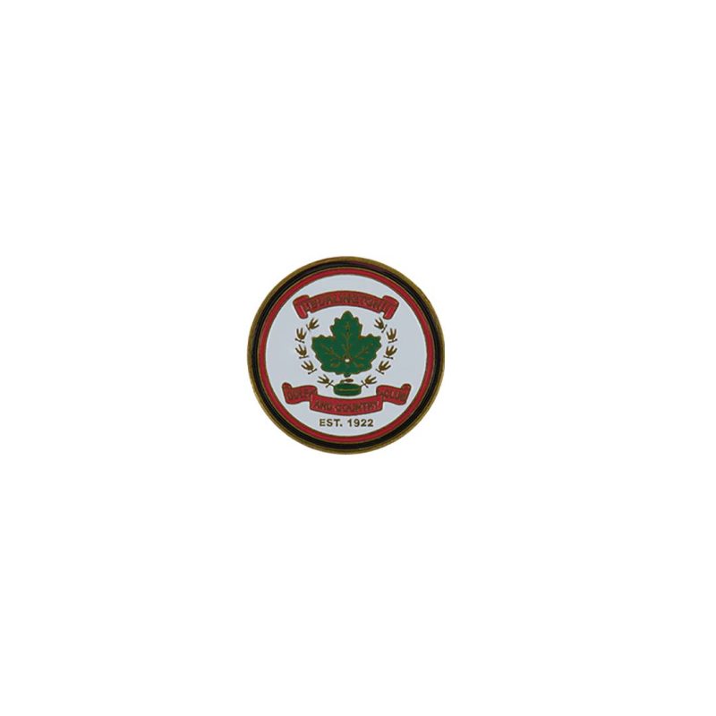 ahead Burlington Golf Country Club Golf Ball Markers BM2 BURLIN WHT