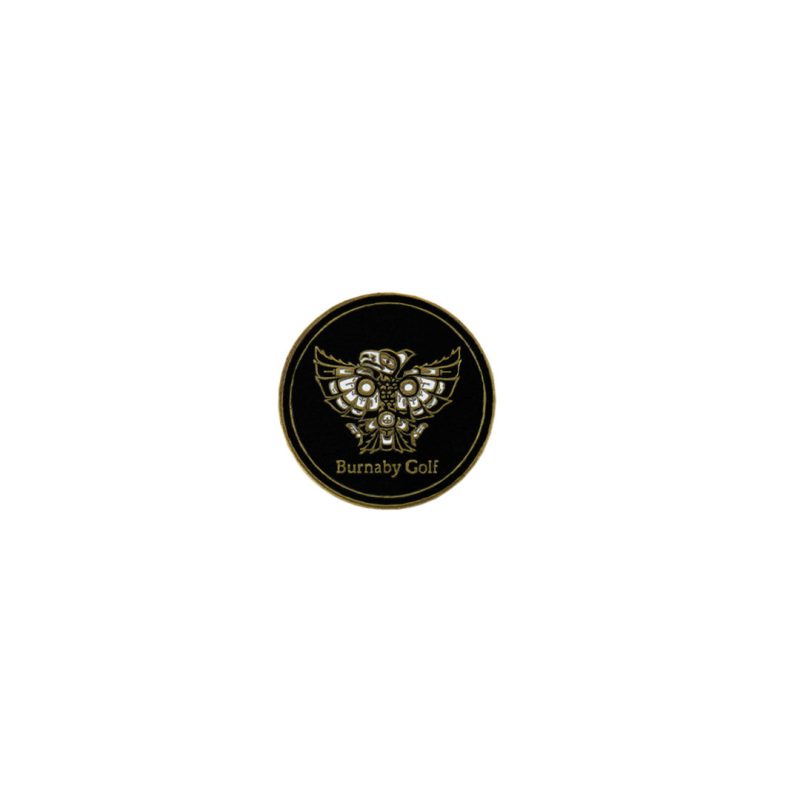 ahead Burnaby Golf Ball Markers BM4D BURNABY BLK 01