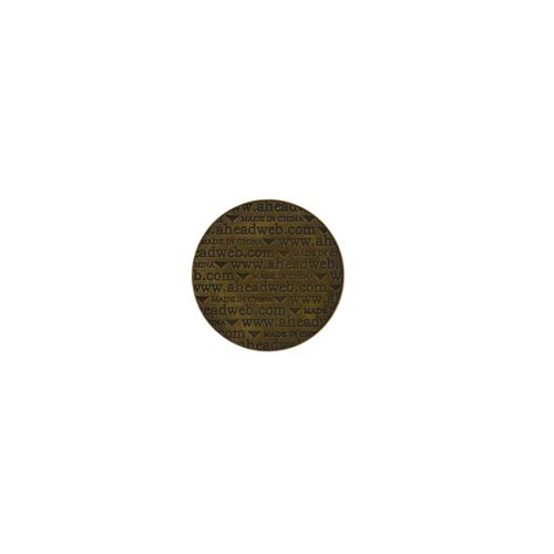 ahead Burnaby Golf Ball Markers BM4D BURNABY BRASS 2