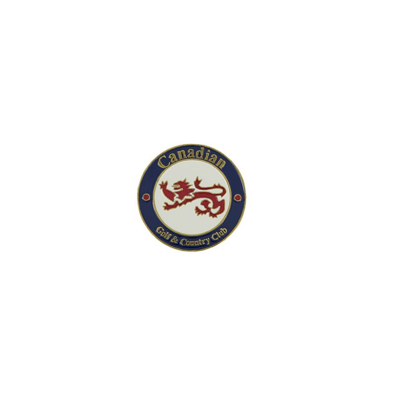 ahead Canadian Golf Country Club Ball Markers BM4 CANGCC NVYWHT 01