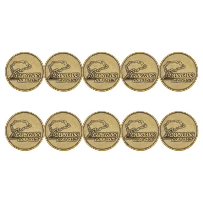 ahead Carstairs Golf Club Ball Markers BM4R CARSI BRASS 03