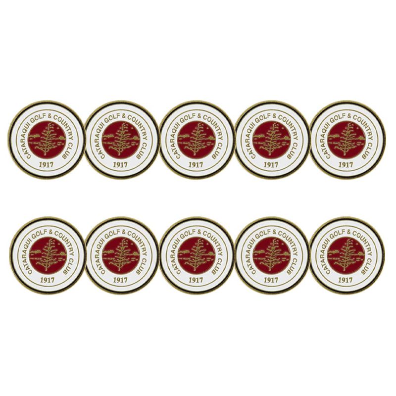 ahead Cataraqui Golf Country Club Ball Markers BM4 CATARA WHT RES 3