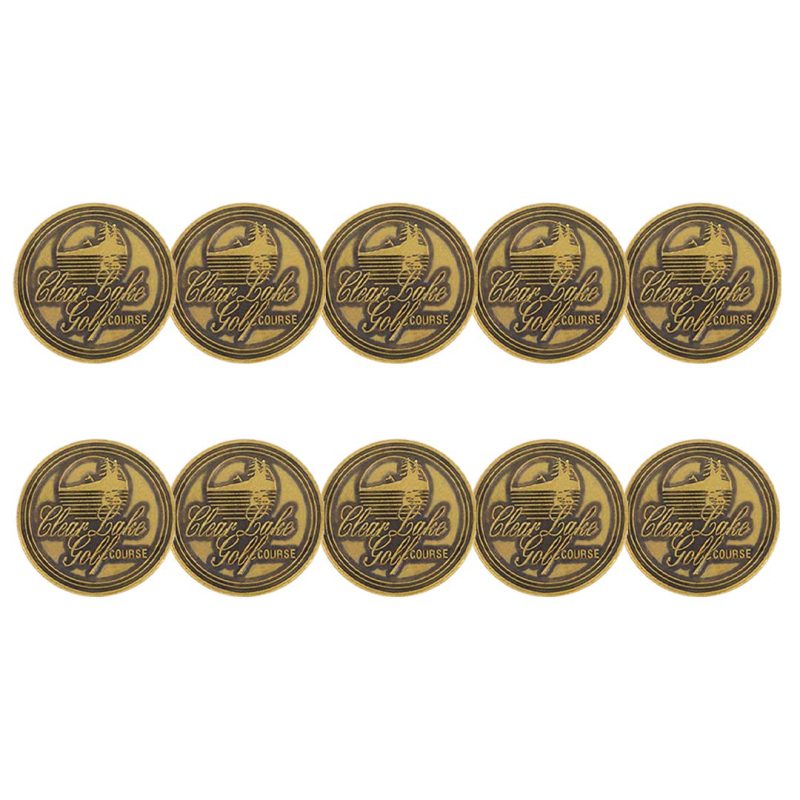 ahead Clear Lake Golf Course Ball Markers BM4R CLEARLI BRSS 3