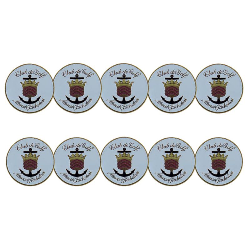 ahead Club De Golf Manoir Richelieu Golf Ball Markers BM4R CPSTOR 2 BLU 2