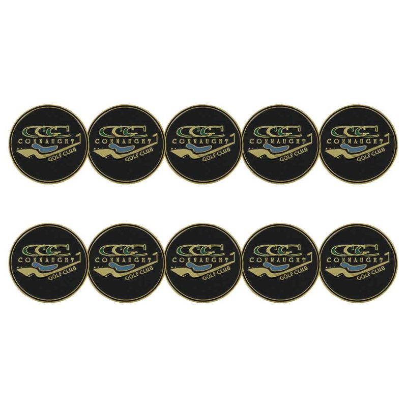 ahead Connaucht Golf Club Ball Markers BM CONNAU BLK 03