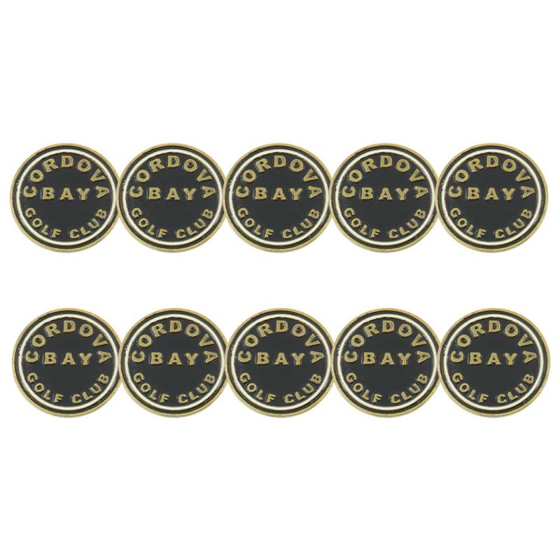 ahead Cordova Bay Golf Club Ball Markers BM4RCB007025 BLK