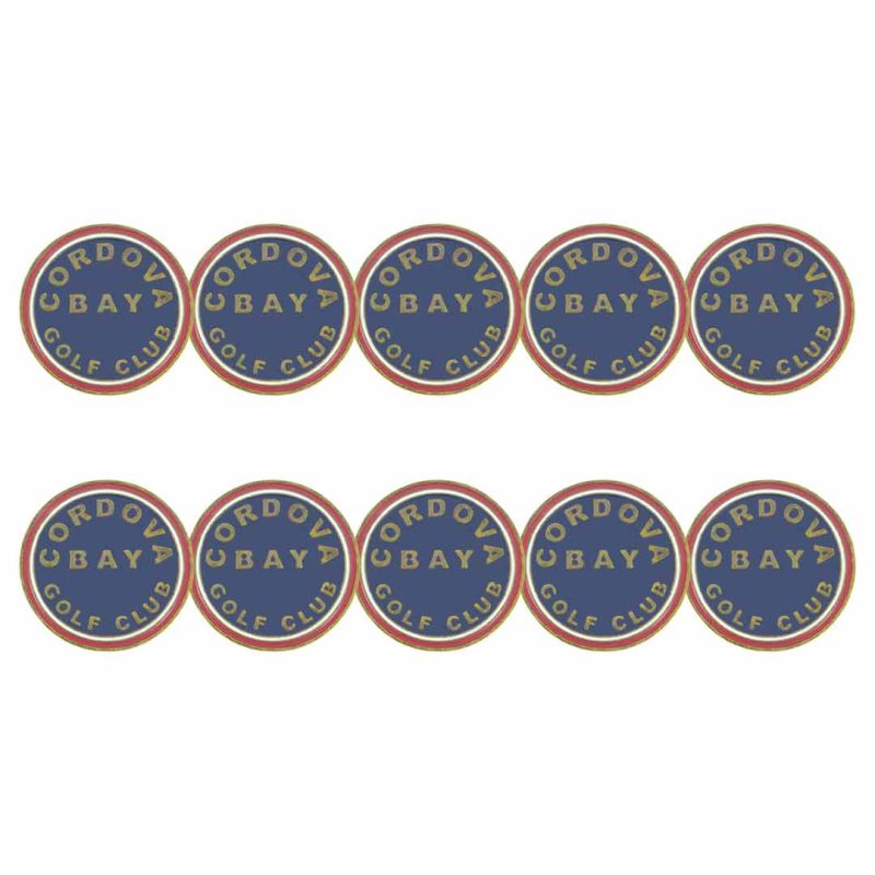 ahead Cordova Bay Golf Club Ball Markers BM4RCB007025 NVY 03