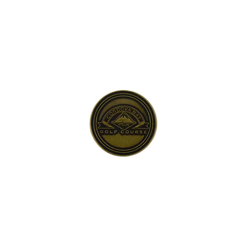 ahead Cordova Bay Golf Course Ball Markers BM CORDON BRASS