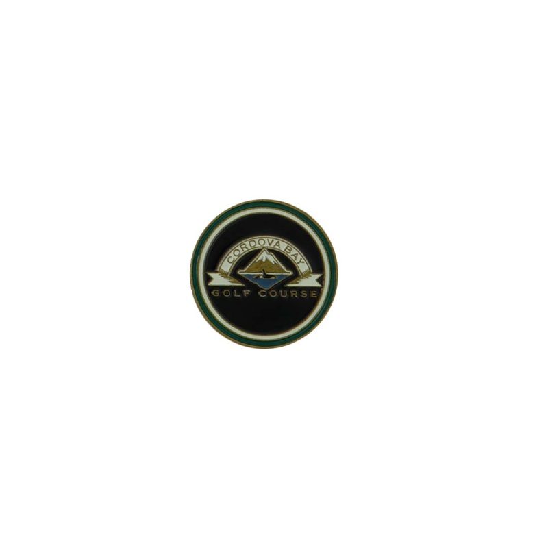 ahead Cordova Bay Golf Course Ball Markers BM CORDON GRNBLK