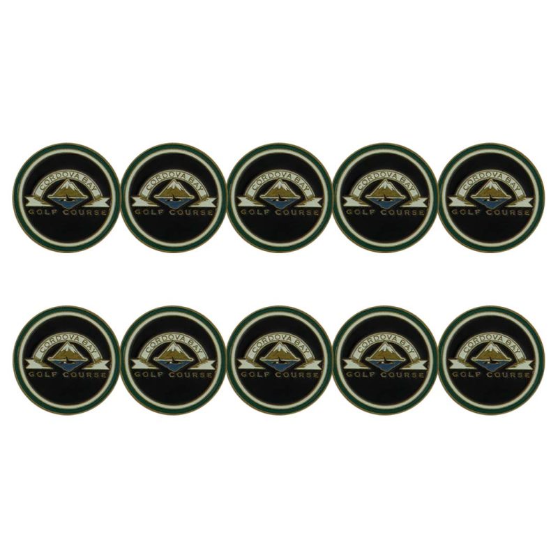 ahead Cordova Bay Golf Course Ball Markers BM CORDON GRNBLK 2