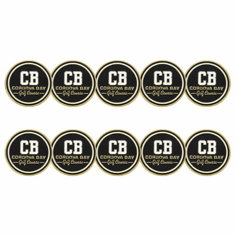 ahead Cordova Bay Golf Course Ball Markers BM4R CB007024 BLK 3