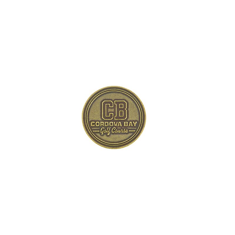 ahead Cordova Bay Golf Course Ball Markers BM4R CB007024 BRASS 01