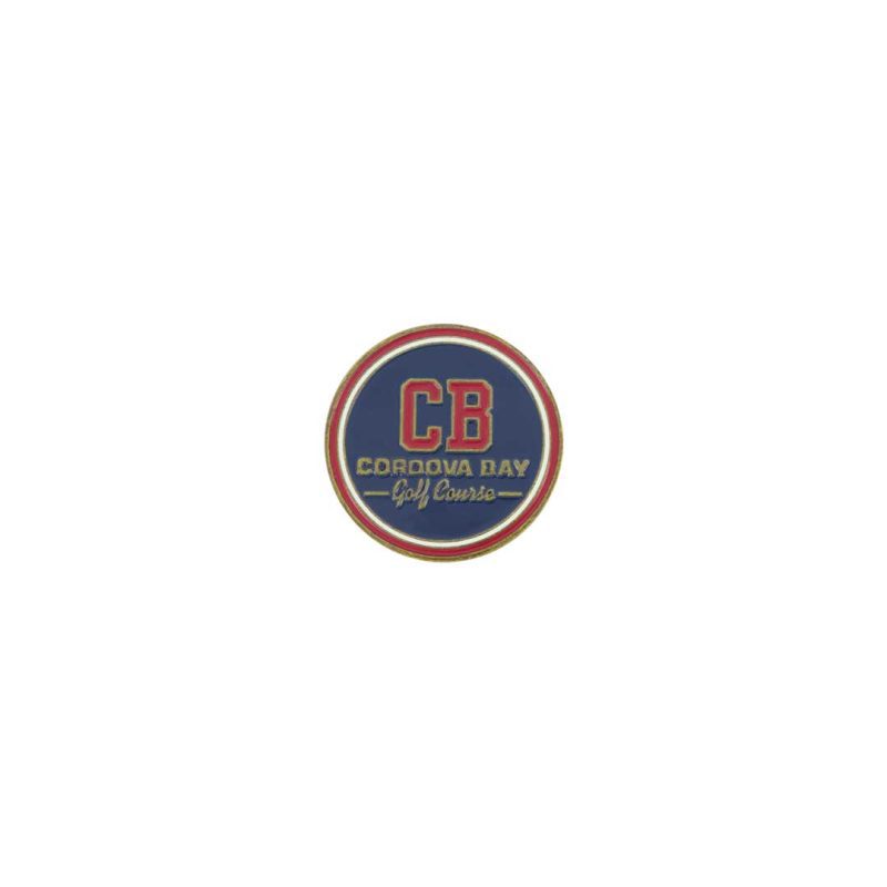 ahead Cordova Bay Golf Course Ball Markers BM4R CB007024 NVYRED 2