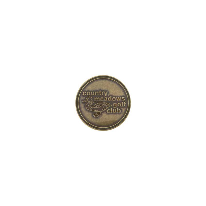 ahead Country Meadows Golf Club Ball Markers BM4R CREDOWS BRASS 2