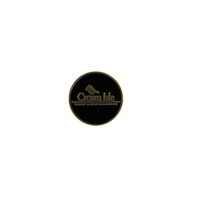 ahead Crown Isle Resort Golf Community Ball Markers BM4 CROWN BLK