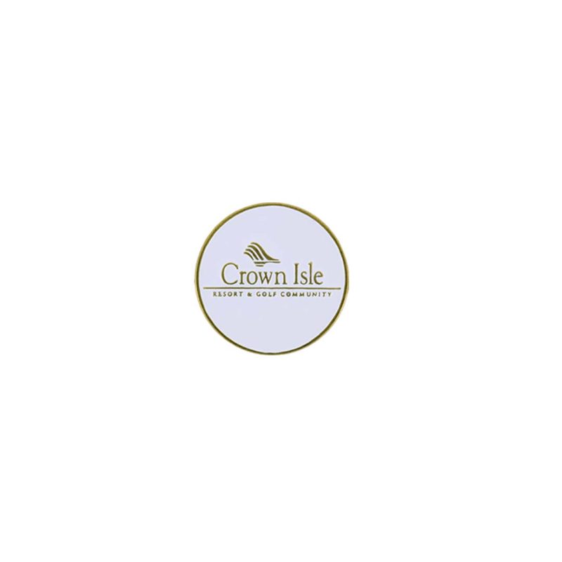 ahead Crown Isle Resort Golf Community Ball Markers BM4 CROWN WHT