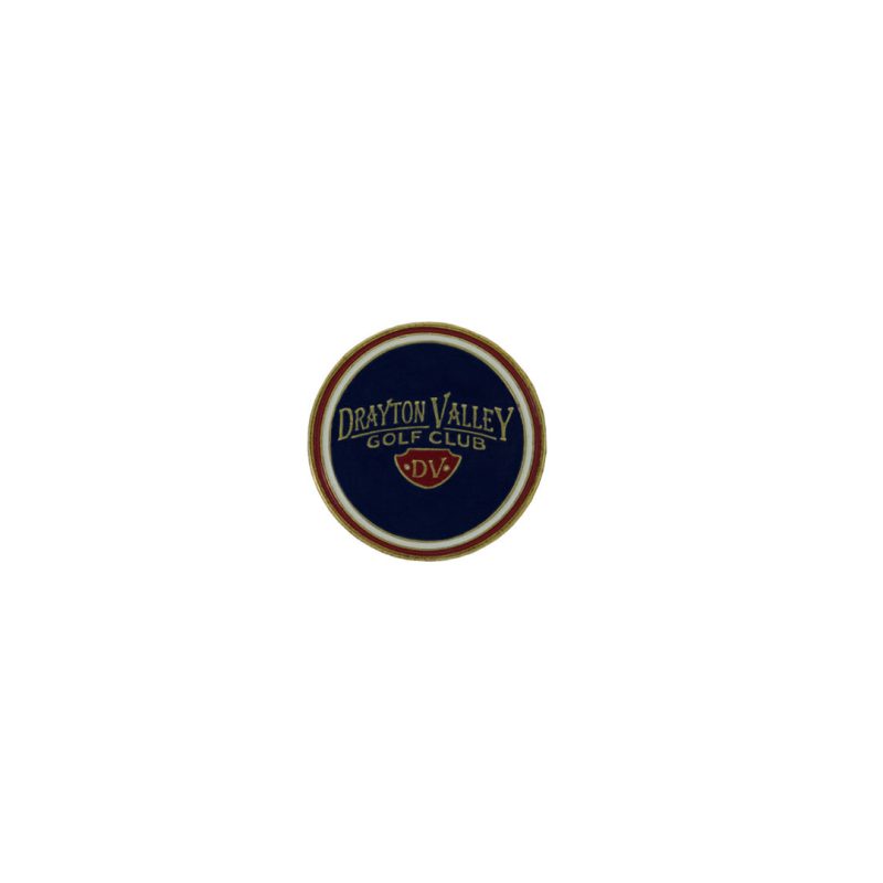 ahead Drayton Valley Golf Club Ball Markers BM4 DRAYT NVY 01